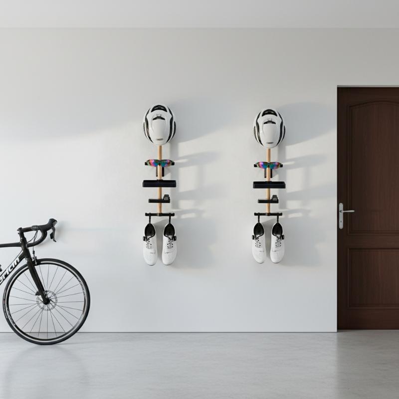 Cycling Gear Wall Storage - Rak Penyimpanan Sepeda untuk Meja, 1
