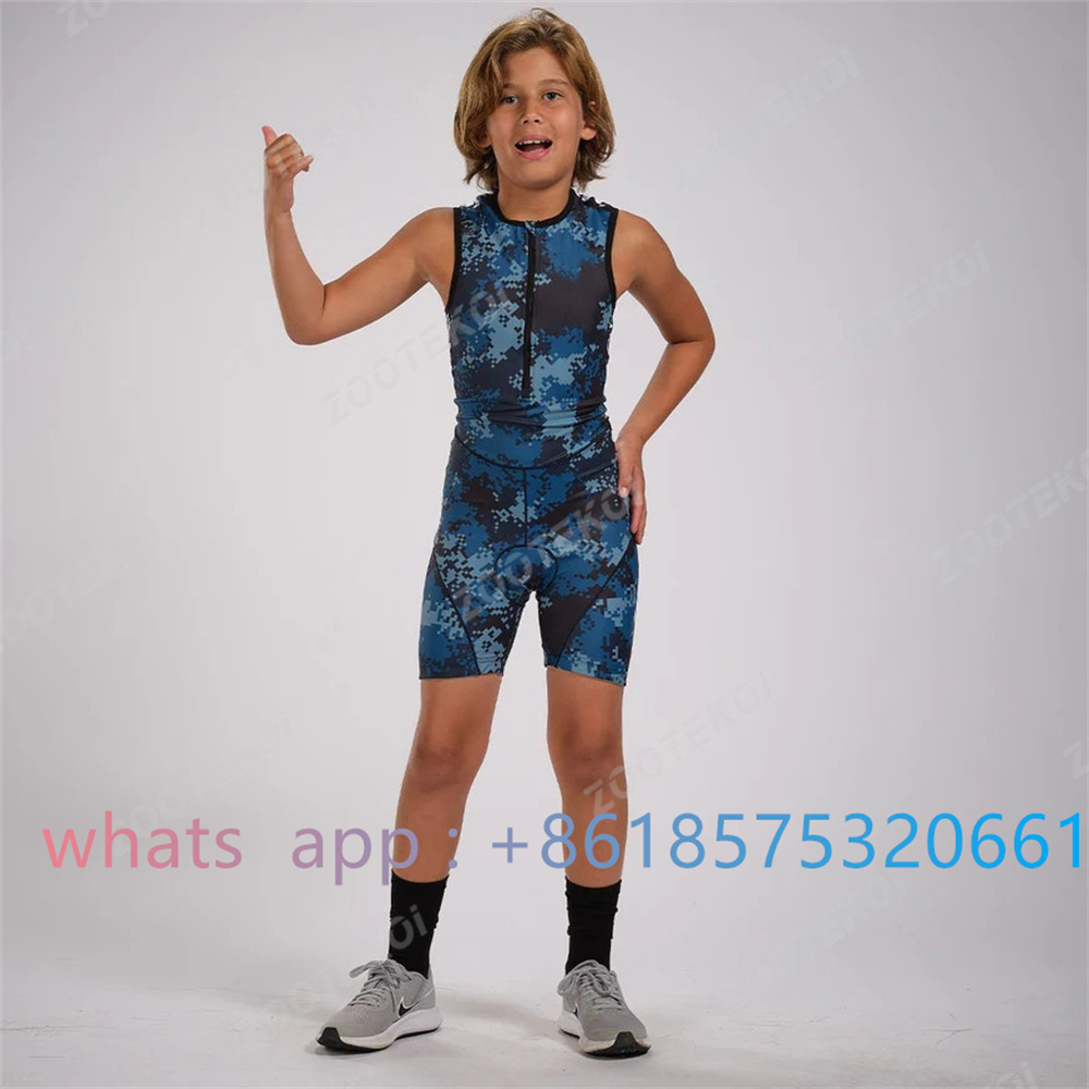 Cycling Gear Kids - Zootekoi Jumpsuit Tanpa Lengan Triathlon Universal