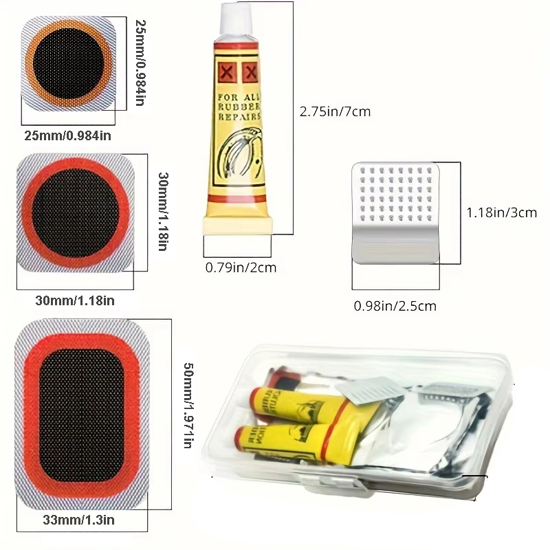 39pcs Perlengkapan Perbaikan B - Bike Tube Repair Kit ulasan dan harga
