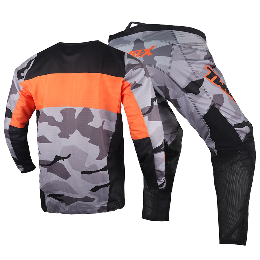 Setelan Jersey dan Celana MX R - Cycling Gear Kids ulasan dan harga