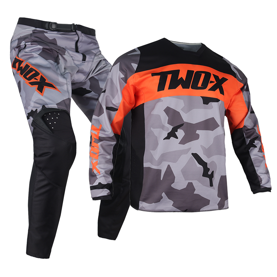 Setelan Jersey dan Celana MX R - Cycling Gear Kids ulasan dan harga