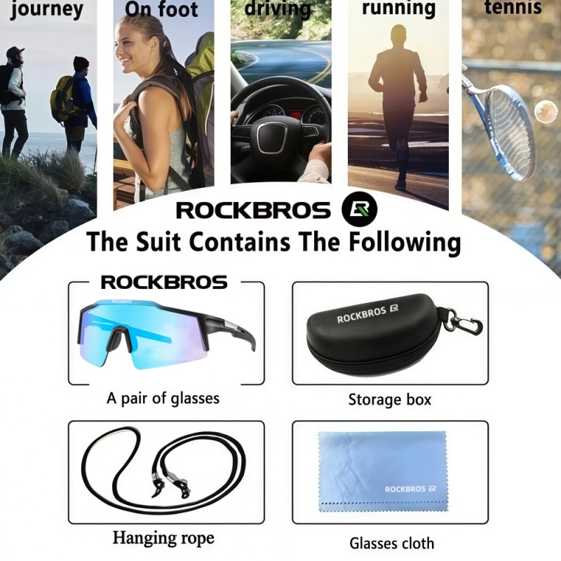 Kacamata berkendara ROCKBROS U - Cycling Gear Material ulasan dan harga
