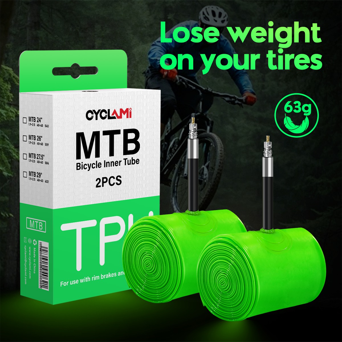 CYCLAMI Ban Dalam Sepeda Ultra - Cycling Gear Material ulasan dan harga