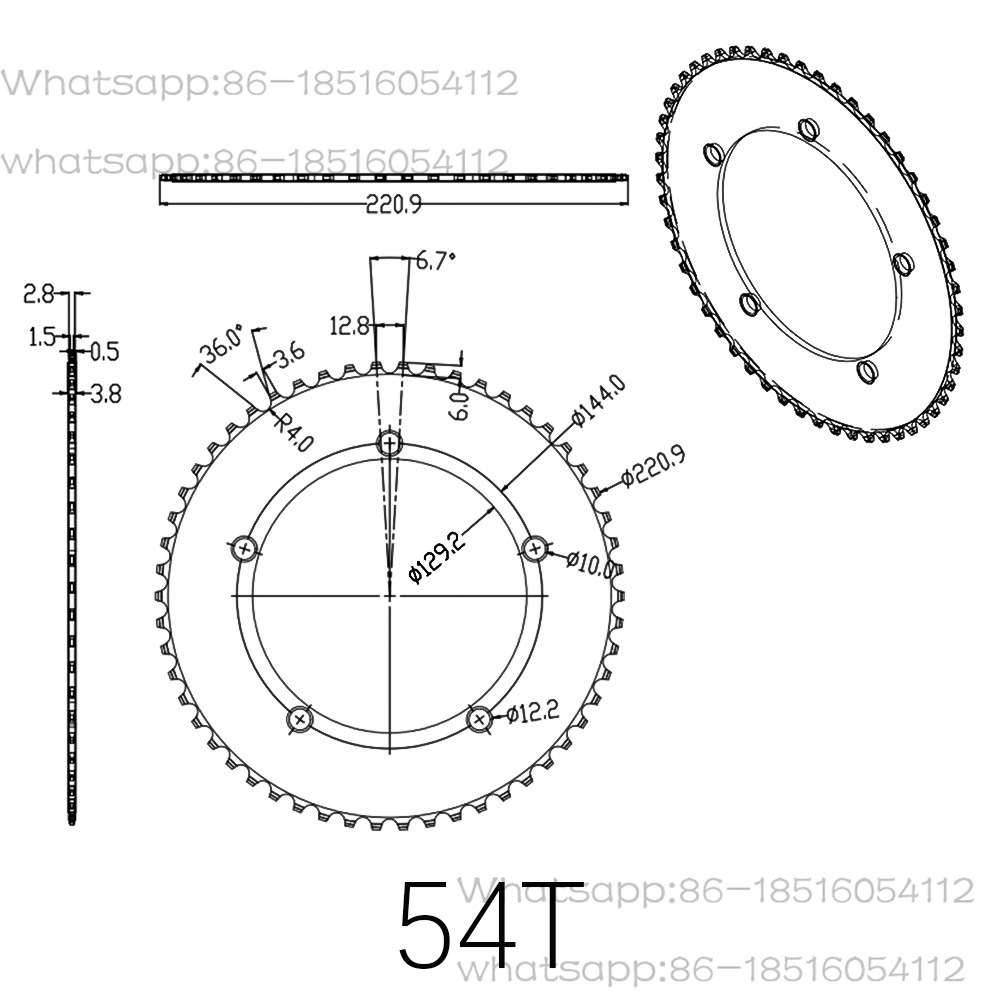 Cakram gigi sepeda fixed gear  - Cycling Hand Gear ulasan dan harga