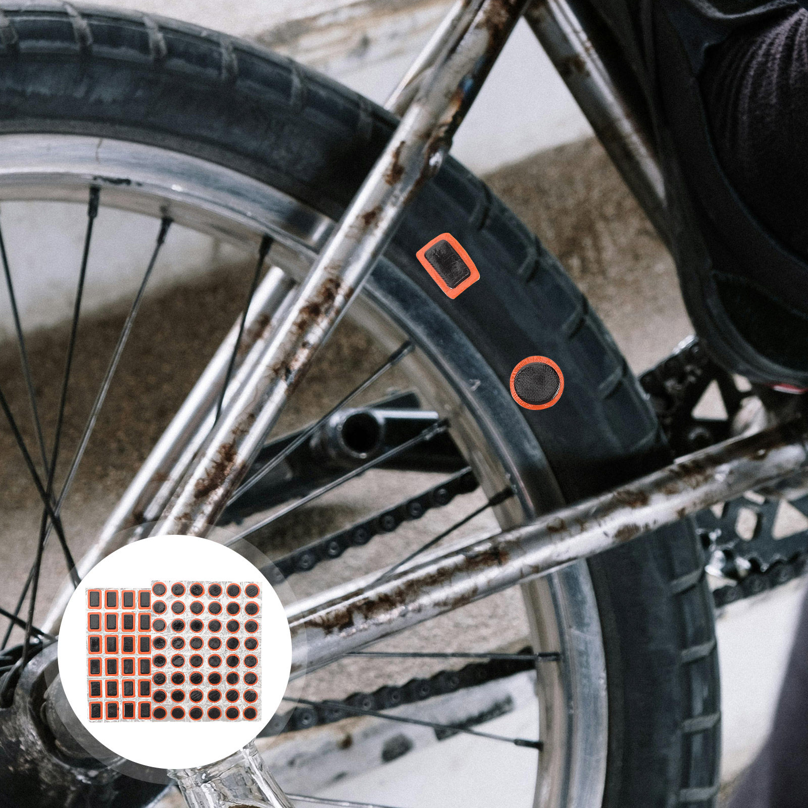 2 Lembar Kit Tambal Ban Sepeda - Bike Tube Repair Kit ulasan dan harga