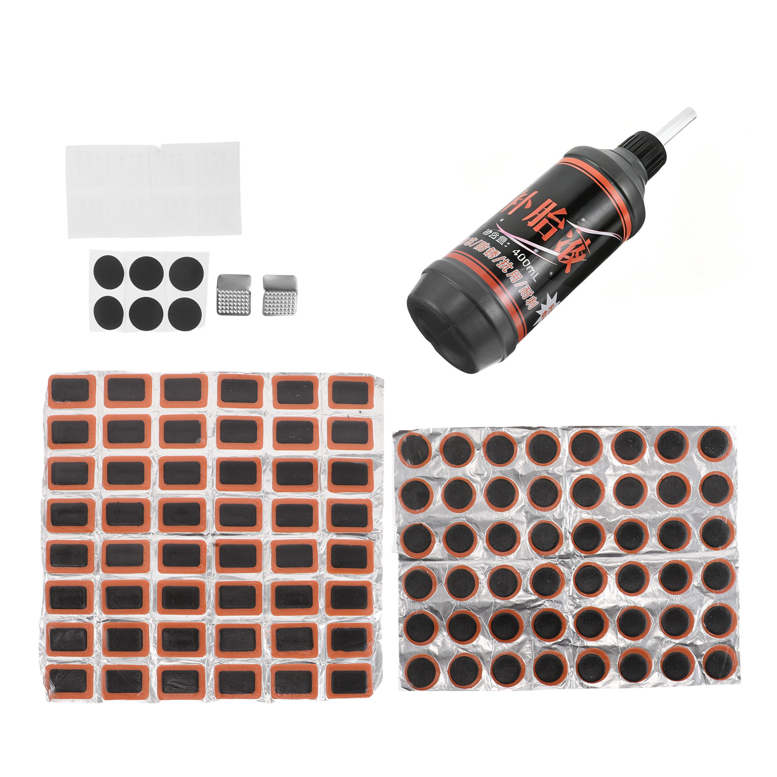 1Set Kit Perbaikan Ban Sepeda, - Bike Tube Repair Kit ulasan dan harga